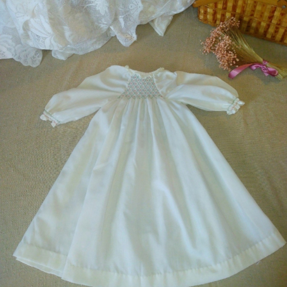 Vintage cottage baby dress